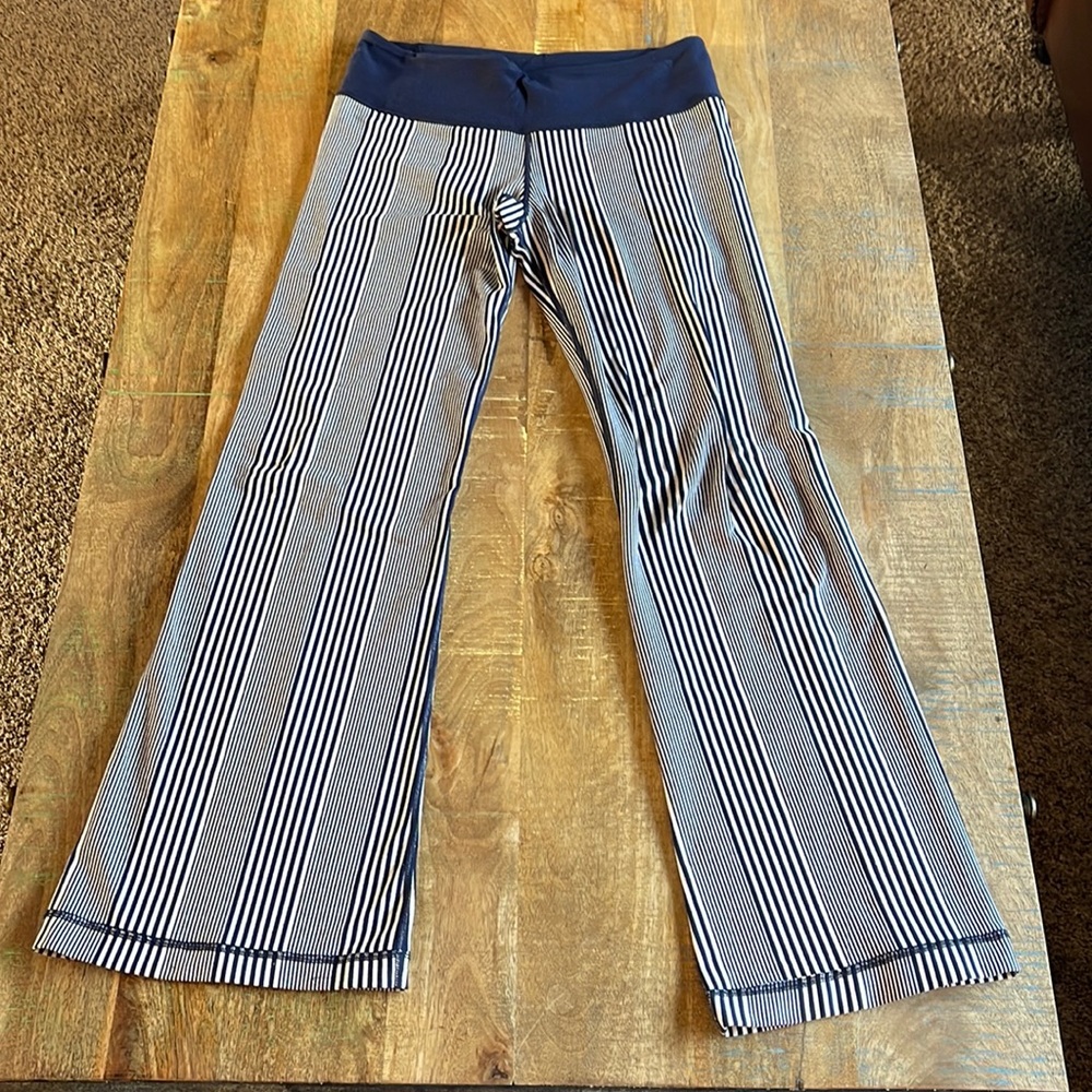 Lululemon Striped Low Waist Flare